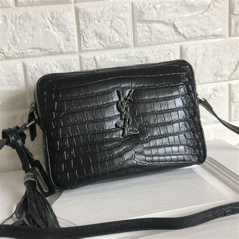 ysl croc handbag|ysl crocodile crossbody bag.